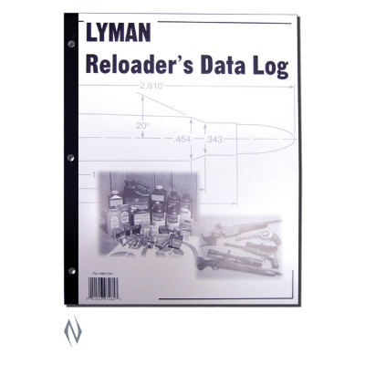 Book - Lyman Reloader's Data Log