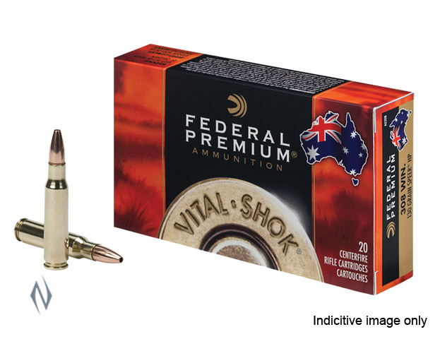 Ammo - 308W Federal 130gn HP 3050fps - 20