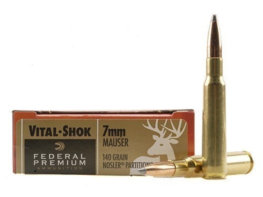 Ammo - 7mm Mauser Federal 140gn Partition - 20