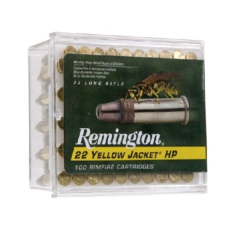 Ammo - 22LR Remington 33gr Yellow Jacket HP - 100