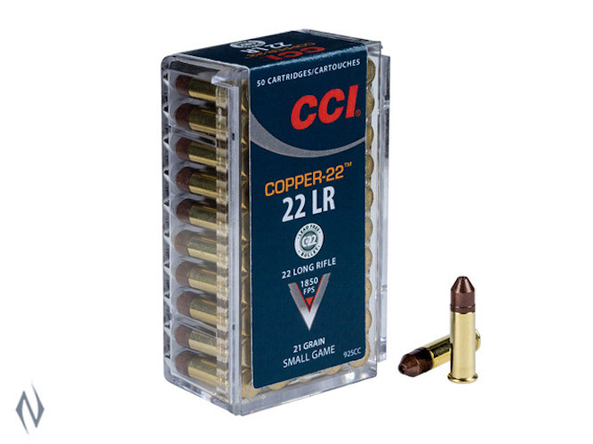 Ammo - 22LR CCI 21gn Copper-22 / 50