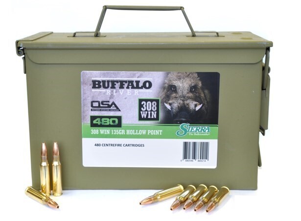 Ammo - 308Win - ADI/OSA 135gr Sierra HP / 20pk