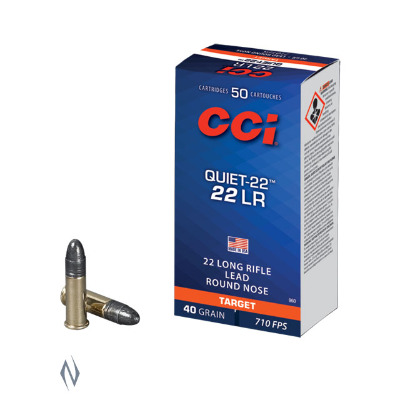 Ammo - 22LR - CCI 40gr Quiet Segmented HP / 50pk