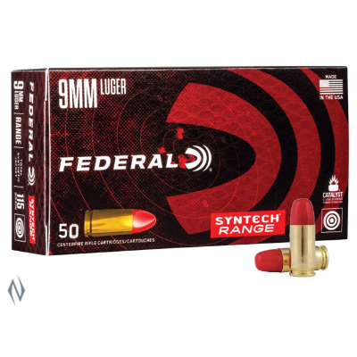 Ammo - 9mm - Federal 124gr Syntech / 50PK