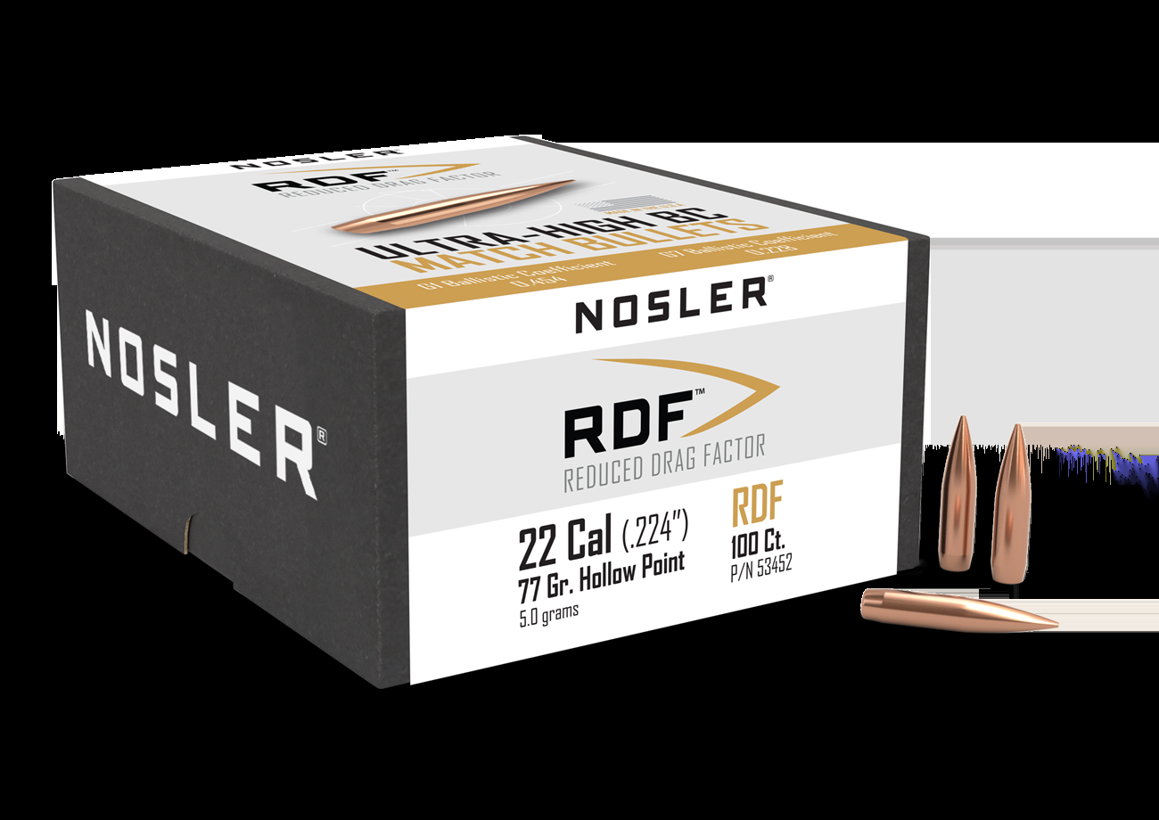 Proj - 22Cal - Nosler RDF 70gr HPBT / 500pk