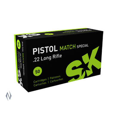 Ammo - 22LR - SK 40gr Pistol Match Special 955fps / 50pk