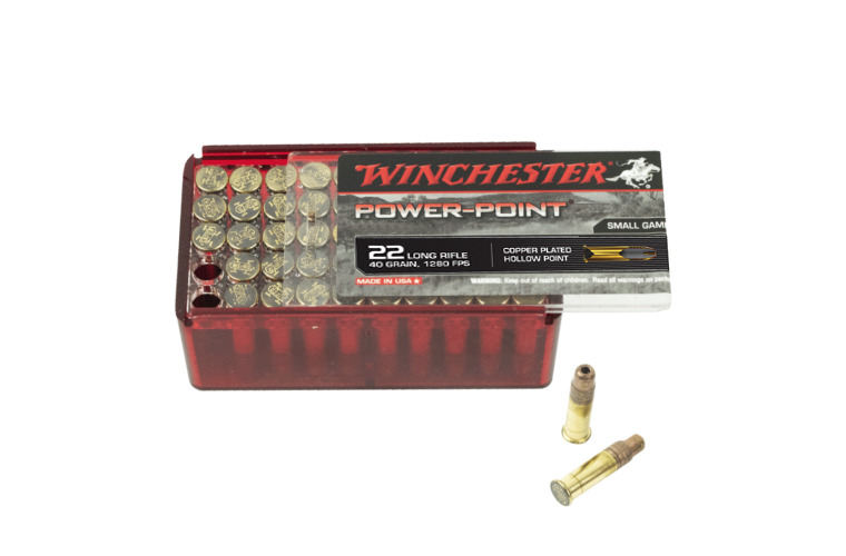 Ammo - 22lr - Winchester 40gr Power-Point HP Copper Plated / 500pk