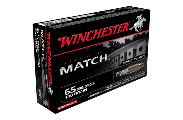 Ammo - 6.5 Creedmoor - Winchester 140gr Match BTHP / 20pk