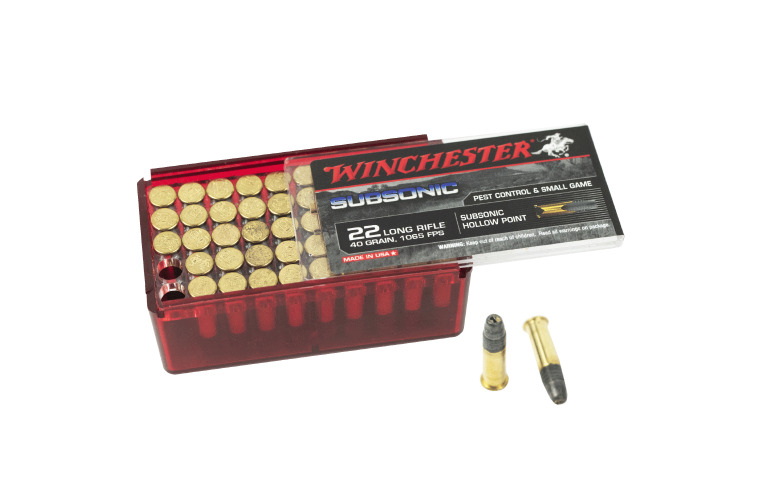 Ammo - 22lr - Winchester 40gr Subsonic HP / 50pk