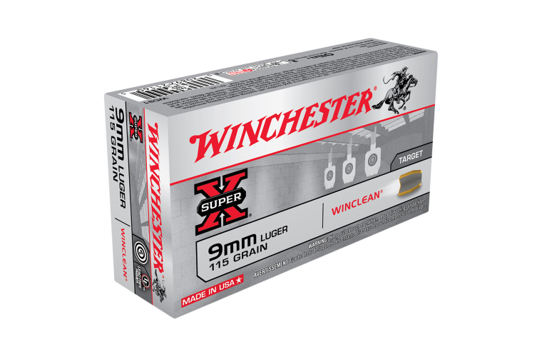 Ammo - 9mm  - Winchester 115gr WinClean / 50pk