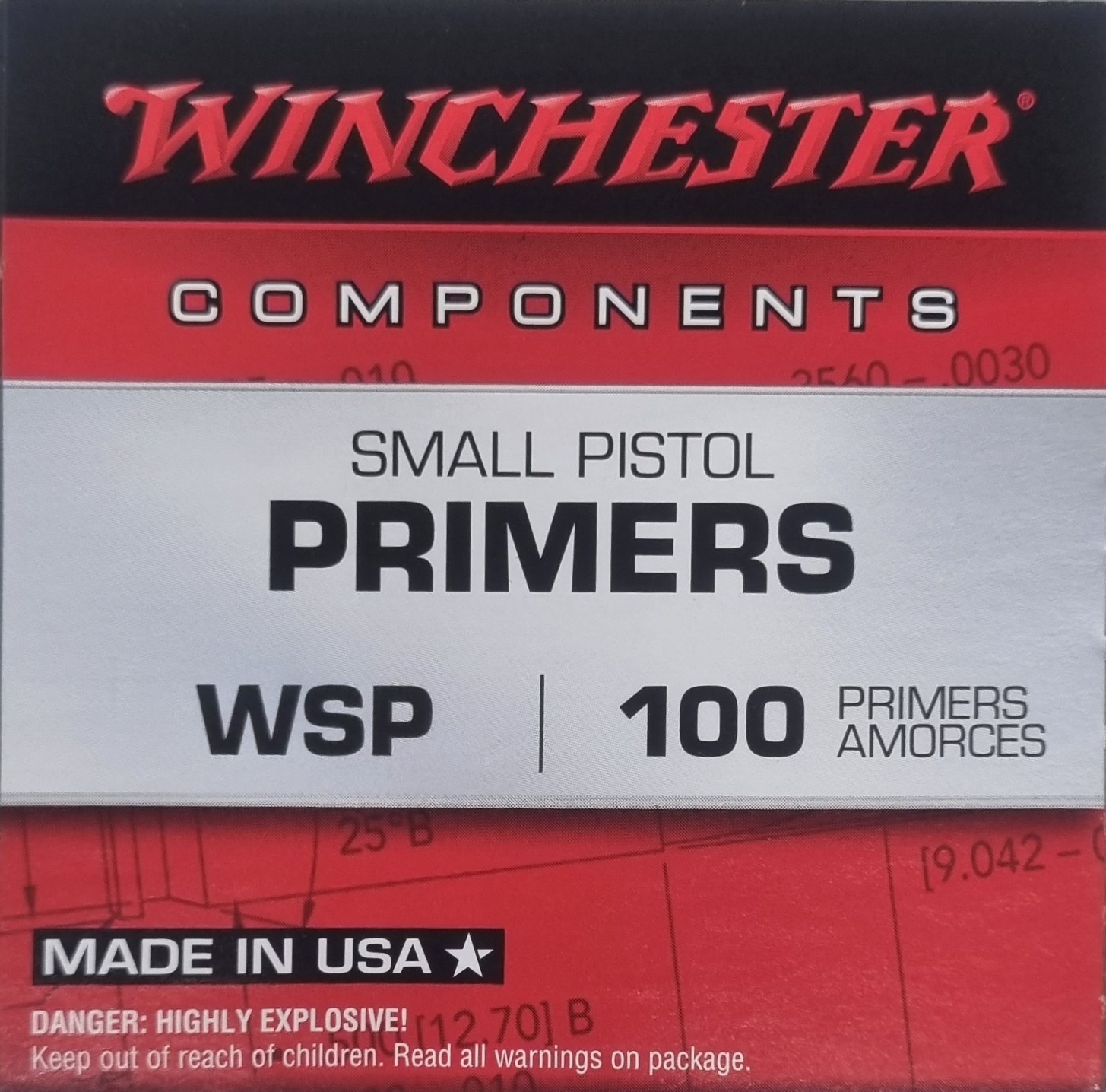 Primers - Winchester SP / 100pk