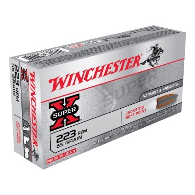 Ammo - 223Rem - Winchester 55gr Super-X / 20pk