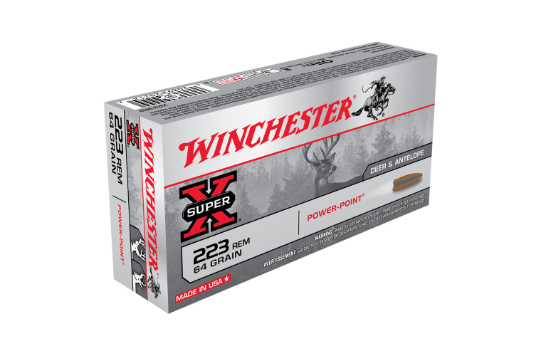 Ammo - 223Rem - Winchester 64gr Super-X / 20pk