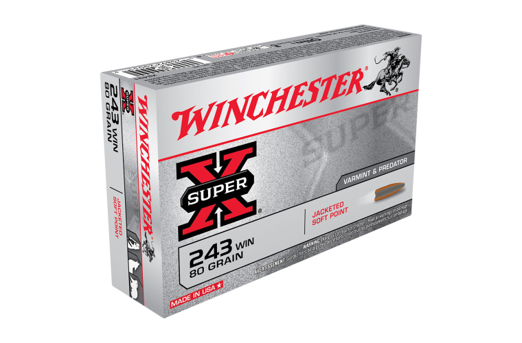 Ammo - 243Win - Winchester 80gr Super-X / 20pk