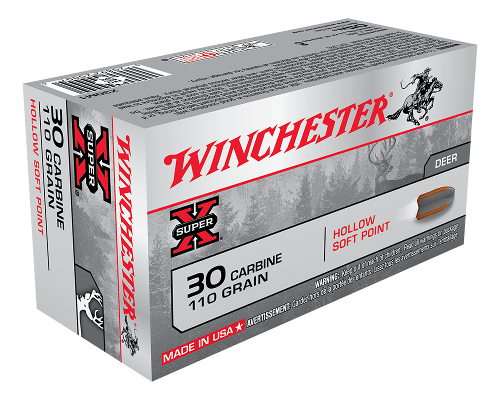 Ammo - 30 Carbine - Winchester 110gr HSP / 50pk