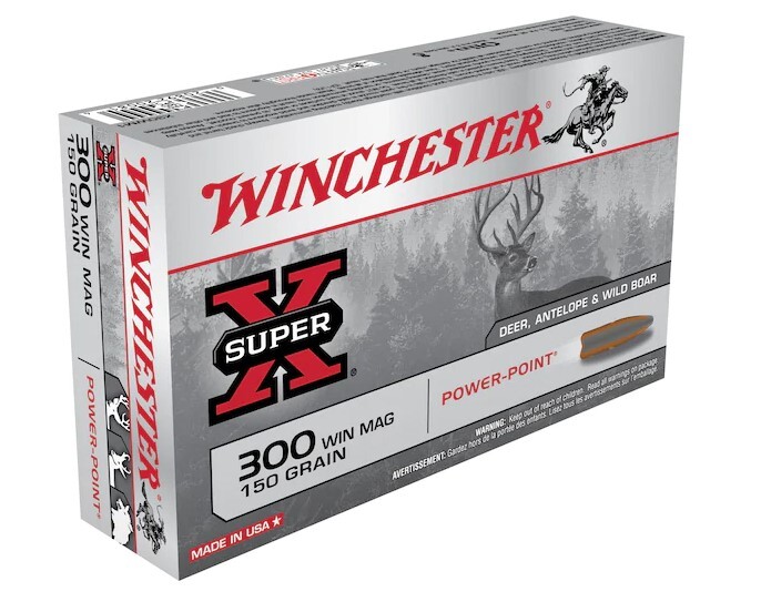 Ammo - 300 WinMag - Winchester 150gr  Super X / 20pk